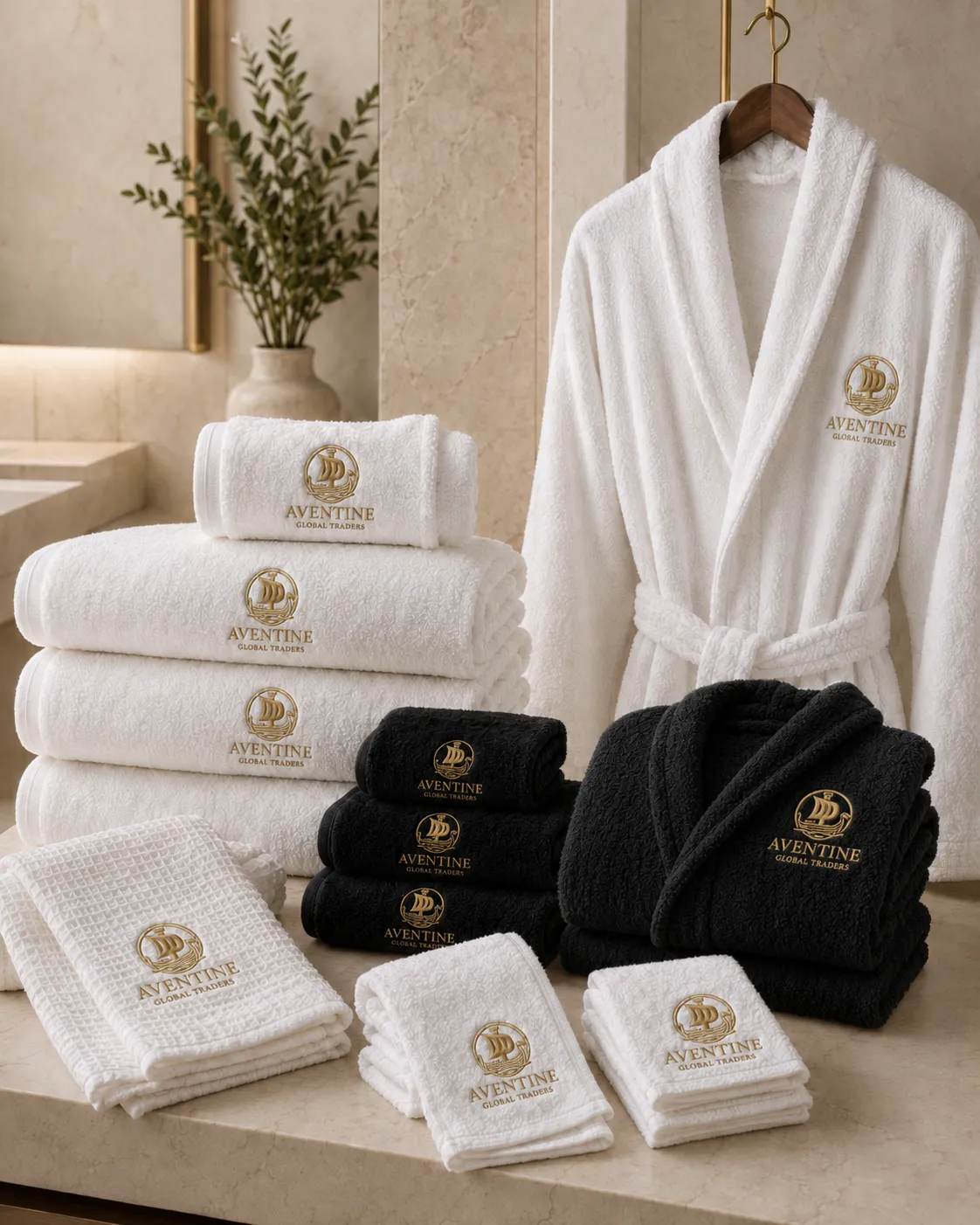 Custom Embroidered Towels & Bath Robes - representative product image